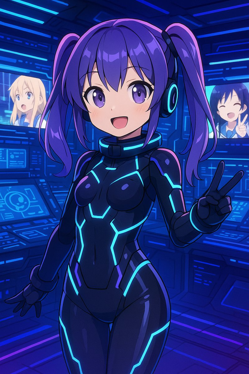 裸舞精选动漫-赛博朋克少女